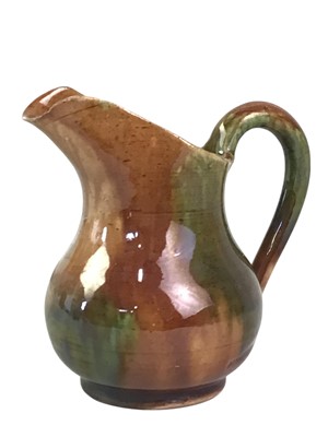 Lot 707 - DUNMORE POTTERY BALUSTER CREAM JUG