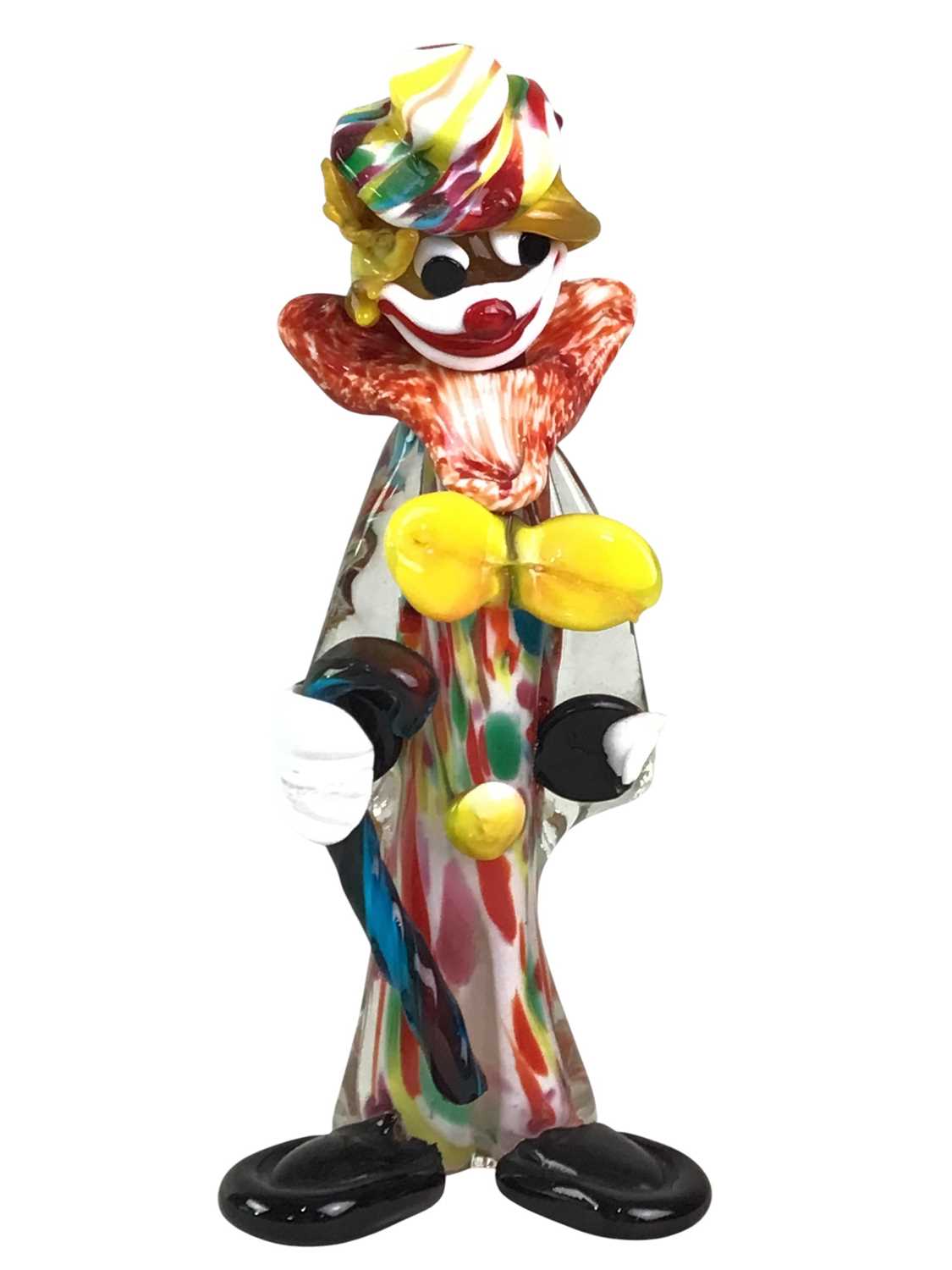 Lot 719 - THREE MURANO GLASS CLOWNS