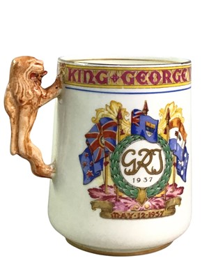 Lot 726 - PARAGON GEORGE VI COMMEMORATIVE MUG