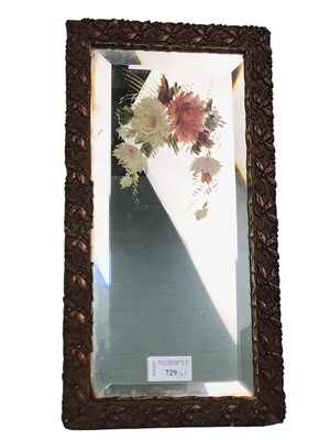 Lot 729 - PAIR OF VICTORIAN SMALL UPRIGHT WALL MIRRORS