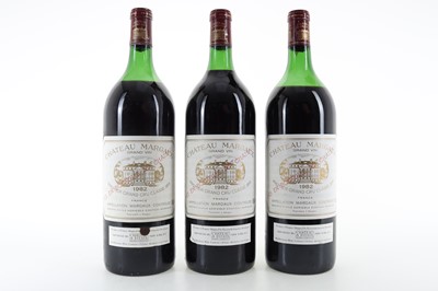 Lot 3 MAGNUM BOTTLES OF CHATEAU MARGAUX 1982 PREMIER GRAND CRU CLASSE