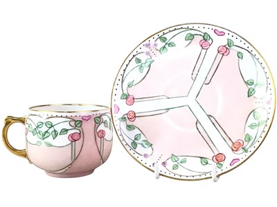 Lot 757 - EARLY 20TH CENTURY PART TEA SERVICE