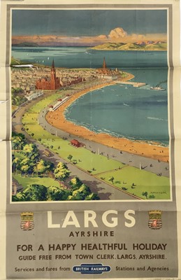 Lot 371 - ORIGINAL BRITISH RAILWAYS POSTERS FOR LARGS