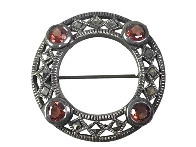 Lot 814 - STERLING SILVER CELTIC BROOCH