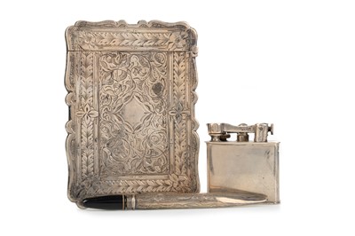 Lot 874 - VICTORIAN SILVER CALLING CARD CASE