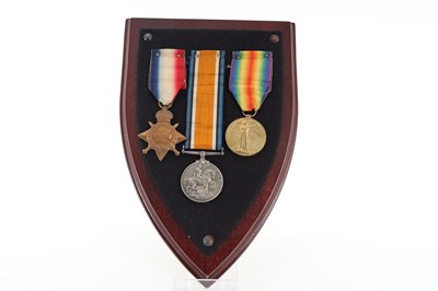 Lot 8 - WORLD WAR I MEDAL TRIO