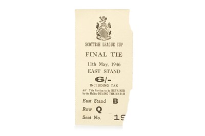 Lot 1778 - RANGERS F.C. V ABERDEEN F.C., SCOTTISH LEAGUE CUP FINAL TIE TICKET
