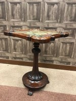 Lot 1256 - ATTRACTIVE VICTORIAN ROSEWOOD OCCASIONAL TABLE...