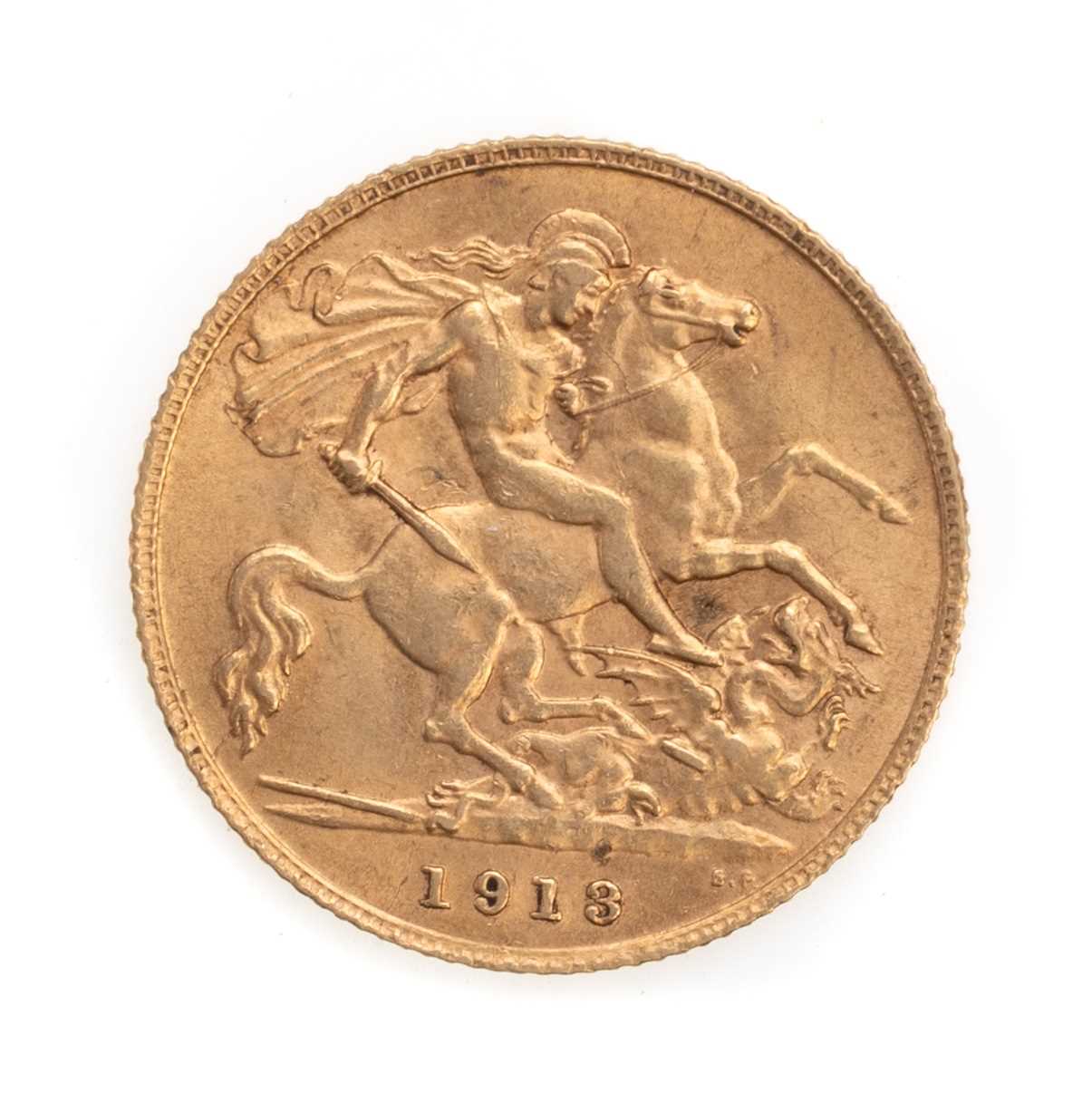 Lot 31 - GEORGE V GOLD HALF SOVEREIGN