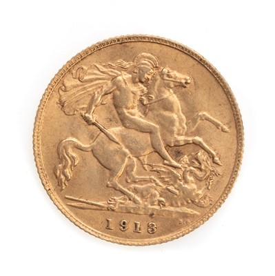 Lot 31 - GEORGE V GOLD HALF SOVEREIGN