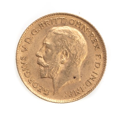 Lot 32 - GEORGE V GOLD HALF SOVEREIGN