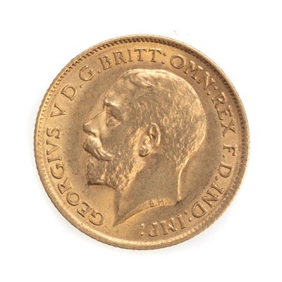 Lot 35 - GEORGE V GOLD HALF SOVEREIGN