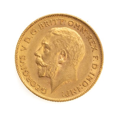 Lot 36 - GEORGE V GOLD HALF SOVEREIGN