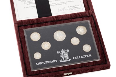 Lot 39 - ELIZABETH II UNITED KINGDOM SILVER ANNIVERSARY COLLECTION SILVER PROOF COIN SET