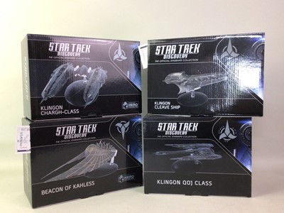 Lot 375 - COLLECTION OF STAR TREK DISCOVERY MODELS