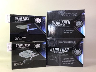 Lot 376 - COLLECTION OF STAR TREK DISCOVERY MODELS