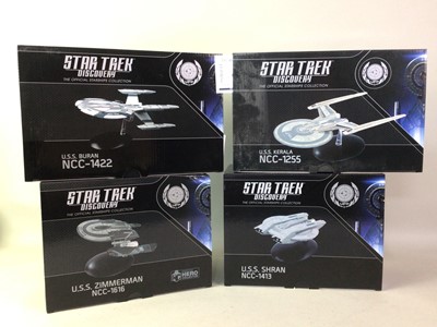Lot 376 - COLLECTION OF STAR TREK DISCOVERY MODELS