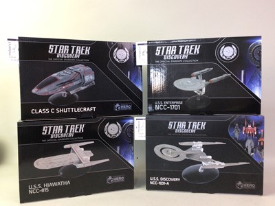 Lot 376 - COLLECTION OF STAR TREK DISCOVERY MODELS