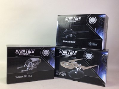 Lot 376 - COLLECTION OF STAR TREK DISCOVERY MODELS