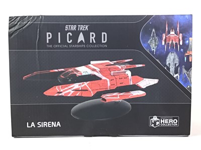 Lot 377 - COLLECTION OF STAR TREK PICARD MODEL STARSHIPS