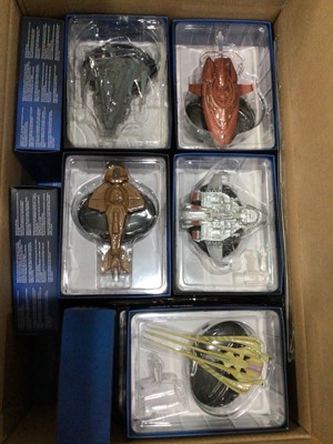 Lot 382 - COLLECTION OF STAR TREK MODEL STARSHIPS
