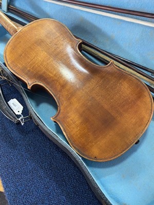Lot 1054 - CASED VIOLIN