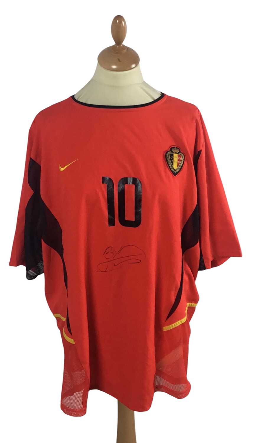 Lot 1781 - THOMAS BUFFEL, BELGIAN INTERNATIONAL MATCH WORN JERSEY