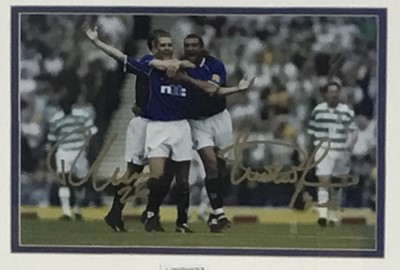 Lot 1795 - PETER LOVENKRANDS AND LORENZO AMORUSO, RANGERS F.C.