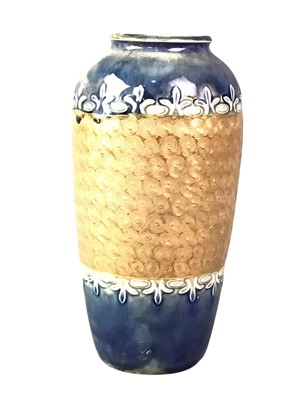 Lot 143 - ROYAL DOULTON LAMBETH POTTERY VASE
