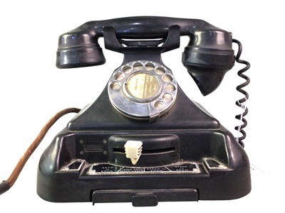 Lot 164 - VINTAGE BELL SET BLACK NO.44 (MK2) GPO EXCHANGE TELEPHONE