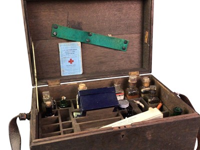 Lot 166 - VICTORIAN FIRST AID BOX
