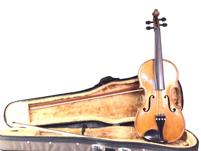Lot 169 - VIOLIN AND TWO BOWS