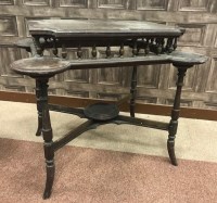 Lot 1286 - VICTORIAN WALNUT CENTRE TABLE the oblong top...