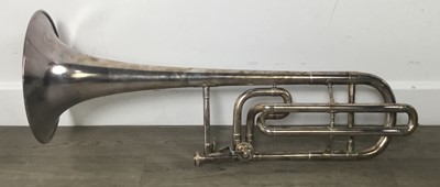 Lot 1058 - PLATED' CLASS A' TROMBONE