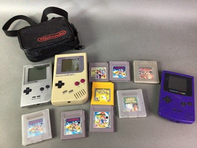 Lot 264 - NINTENDO, FOUR VINTAGE GAMEBOYS