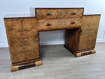 Lot 1349 - BURR WALNUT SIDEBOARD