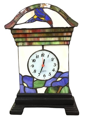 Lot 202 - MODERN TIFFANY STYLE LAMP