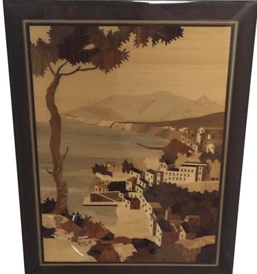 Lot 210 - GROUP OF INLAID WALL PICTURES