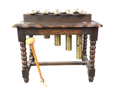 Lot 215 - VINTAGE TABLE TOP XYLOPHONE