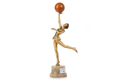 Lot 421 - IN THE MANNER OF JOSEF LORENZL, ART DECO STYLE FIGURE