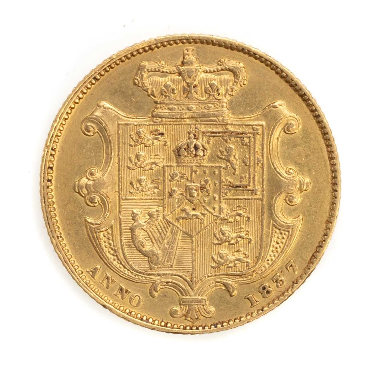 Lot 42 - WILLIAM IV SHIELD BACK GOLD SOVEREIGN