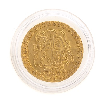 Lot 56 - GEORGE III GOLD HALF GUINEA
