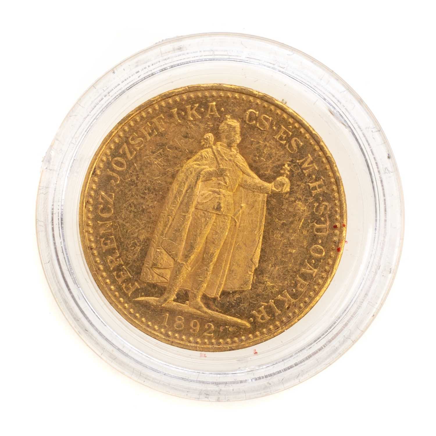 Lot 73 - HUNGARY - TWENTY KORONA GOLD COIN