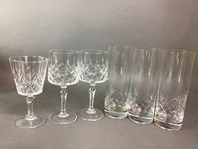 Lot 295 - MID CENTURY PURPLE GLASS JUG AND TUMBLER SET