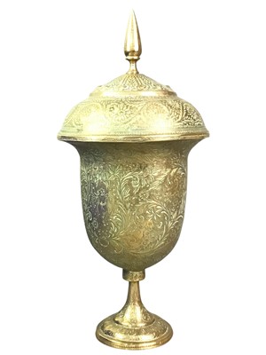 Lot 368 - GROUP OF BRASS AND COPPERWARE