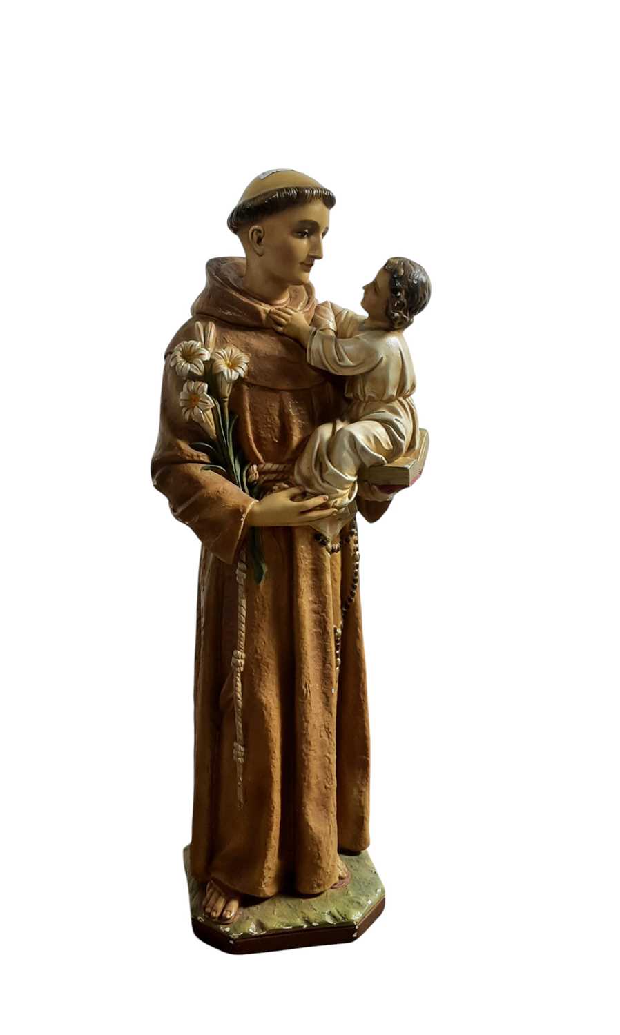 Lot 410 - TWO RELIGIOUS STATUES