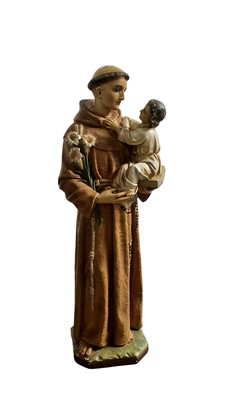 Lot 410 - TWO RELIGIOUS STATUES