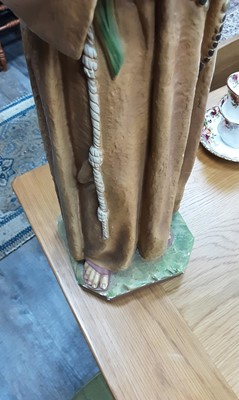 Lot 410 - TWO RELIGIOUS STATUES