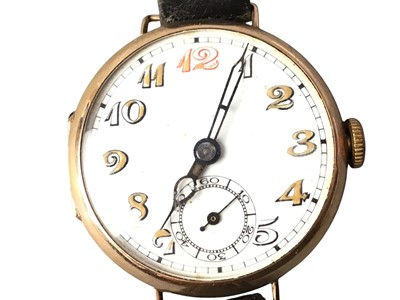 Lot 127 - WWI BRACELET WATCH