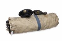 Lot 1328 - RAF KIT BAG containing a belted tunic, two...